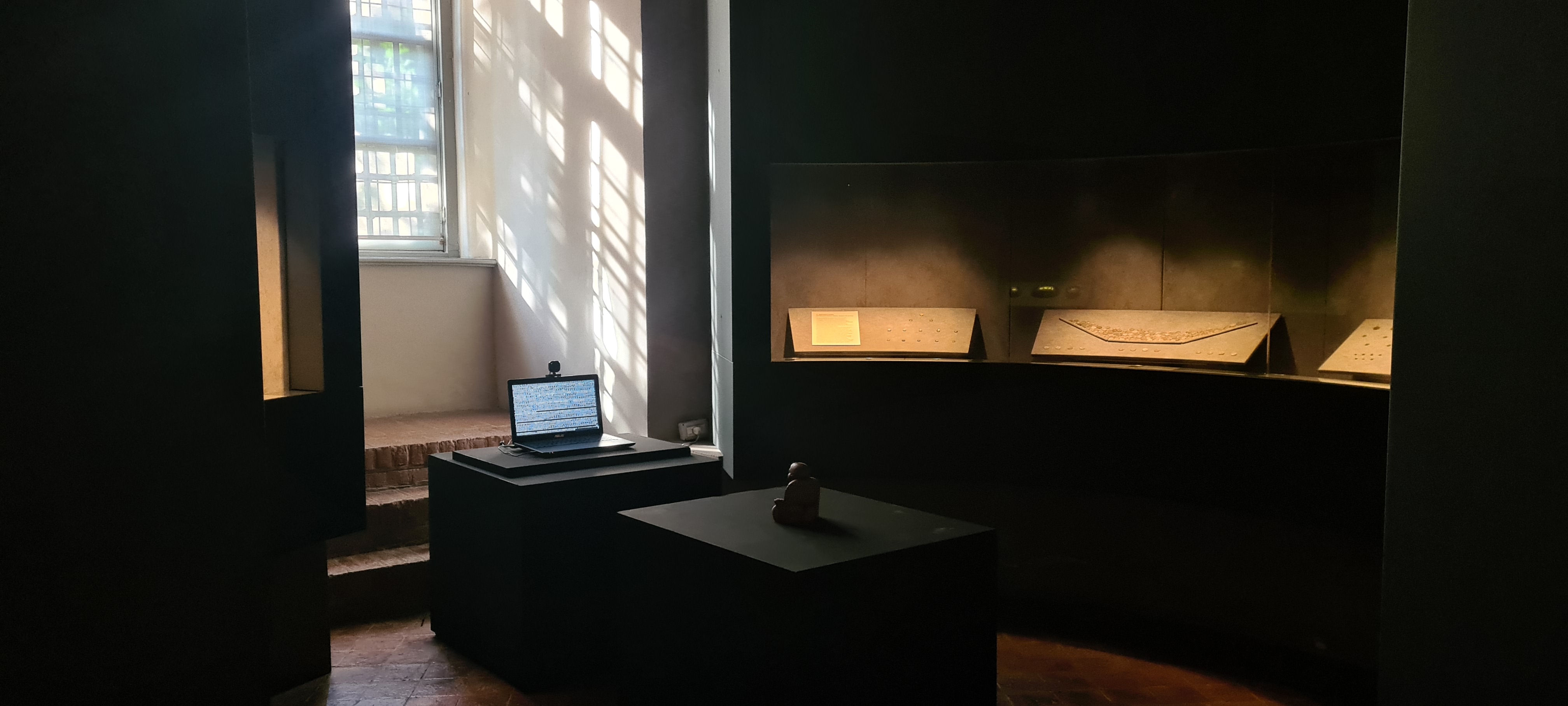 Me, or 6D 65 artwork - Wide view of the digital reinterpretation of TV Buddha